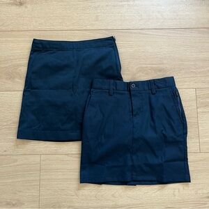 Lands' End Girl's Dark Navy Blue Skirt Uniform